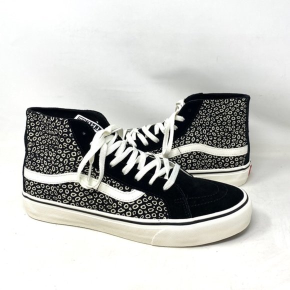 VANS Sk8-Hi Decon Sneakers Canvas Suede Black For Men Skate Shoes VN0A4BX64WM - Picture 6 of 10